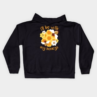 honeycomb, honeycomb shirt, honeycomb gift, honey, bee, bee shirt, bees, bees shirt Kids Hoodie